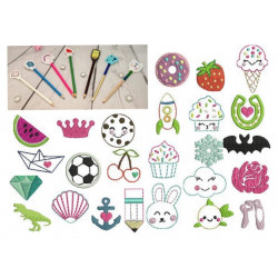 Stickserie ITH - Stifteaufsätze Mix 1